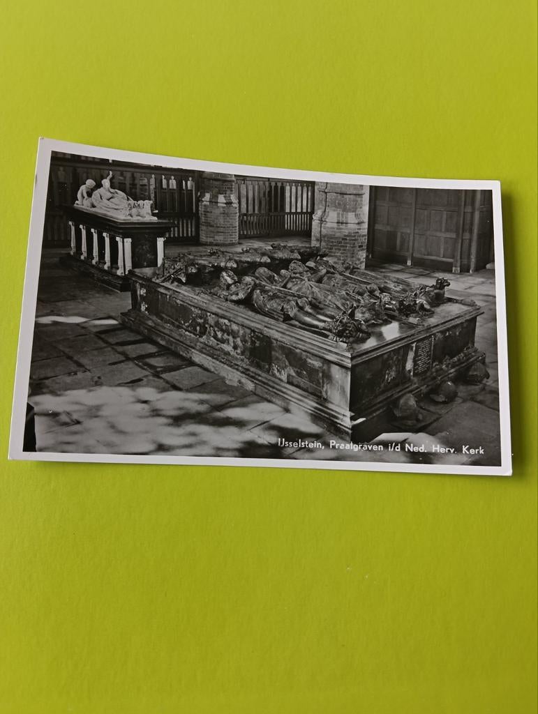 Oude Ansichtkaart IJsselstein Praalgraven Hervormde Kerk, Ophalen of Verzenden, 1920 tot 1940, Gelopen, Utrecht