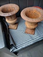 Mooie serie franse gietijzeren potten., Tuin en Terras, Tuinvazen, Verzenden
