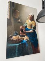 Het Melkmeisje van Vermeer - Zwevend Schilderij/Poster, Antiek en Kunst, Kunst | Schilderijen | Klassiek, Ophalen