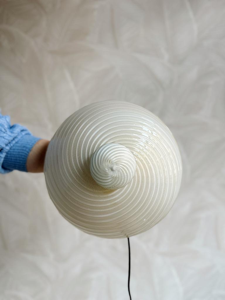 Vintage glazen plafondlampen swirl murano stijl plafonnieres, Huis en Inrichting, Lampen | Plafondlampen, -, -, Ophalen of Verzenden
