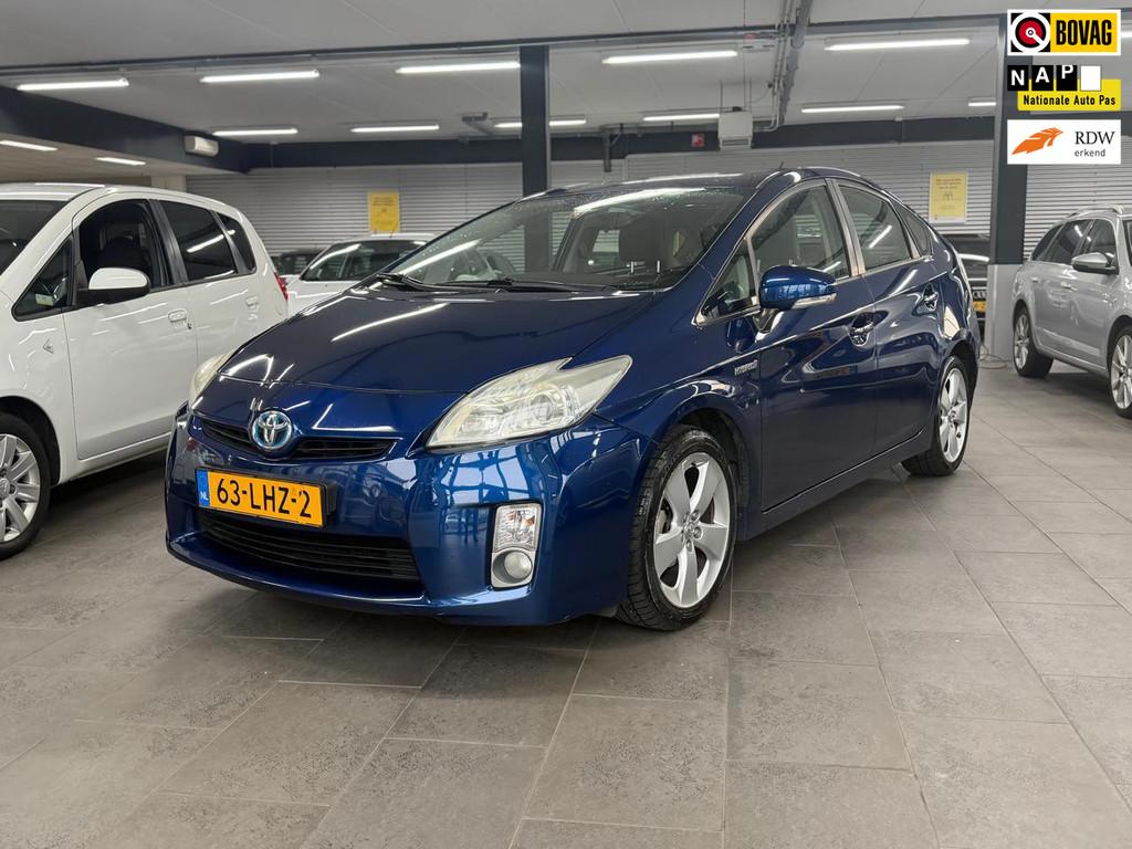 Toyota Prius 1.8 Aspiration 1-eigenaar clima cruise control, Auto's, Toyota, Stof, Gebruikt, 4 cilinders, Blauw