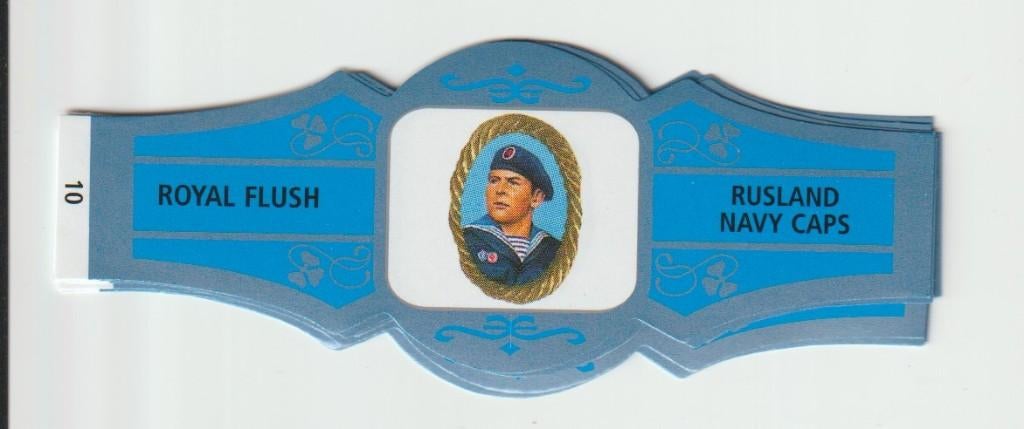 reeks  5407     matrozen 1-10    sigarenbanden, Ophalen of Verzenden, Zo goed als nieuw, Sigarenbandjes