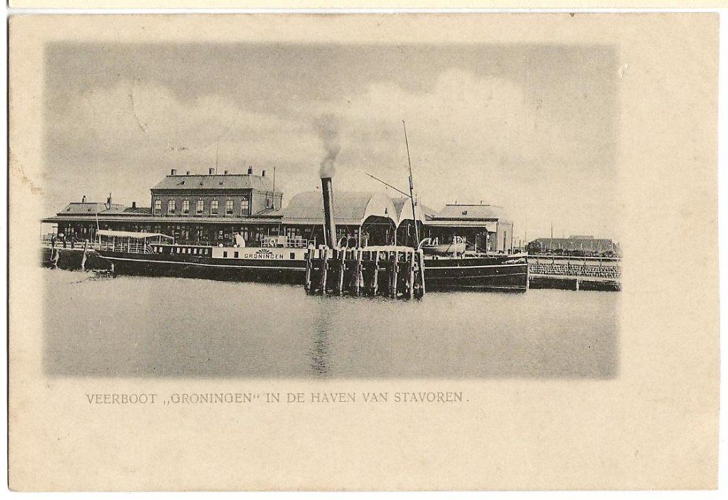 veerboot STAVOREN Stempel kleinrond traject Enkhuizen1098, Verzenden, Voor 1920, Gelopen, Overige thema's