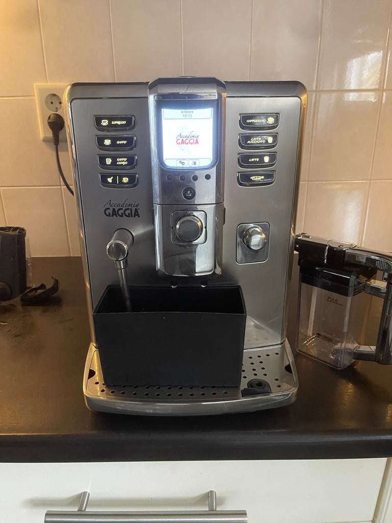 Gaggia Accademia Koffiemachine - Gebruikt, Afneembaar waterreservoir, Gebruikt, Koffiemachine, Koffiebonen