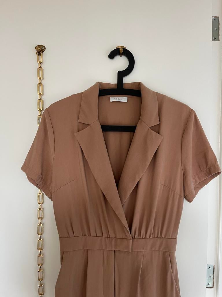 Jumpsuit van Kookai, Ophalen, Gedragen, Maat 36 (S), Beige