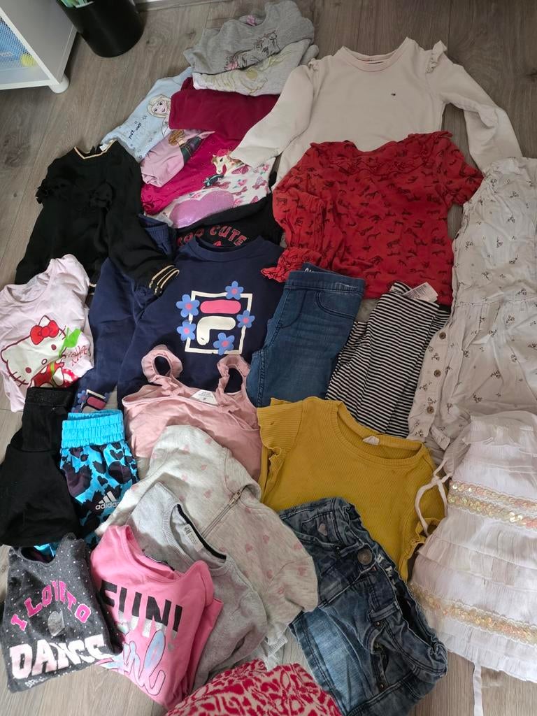 Groot Kledingpakket meisje 110 116 Voorjaar Zomer Merken, Verzenden, Maat 110