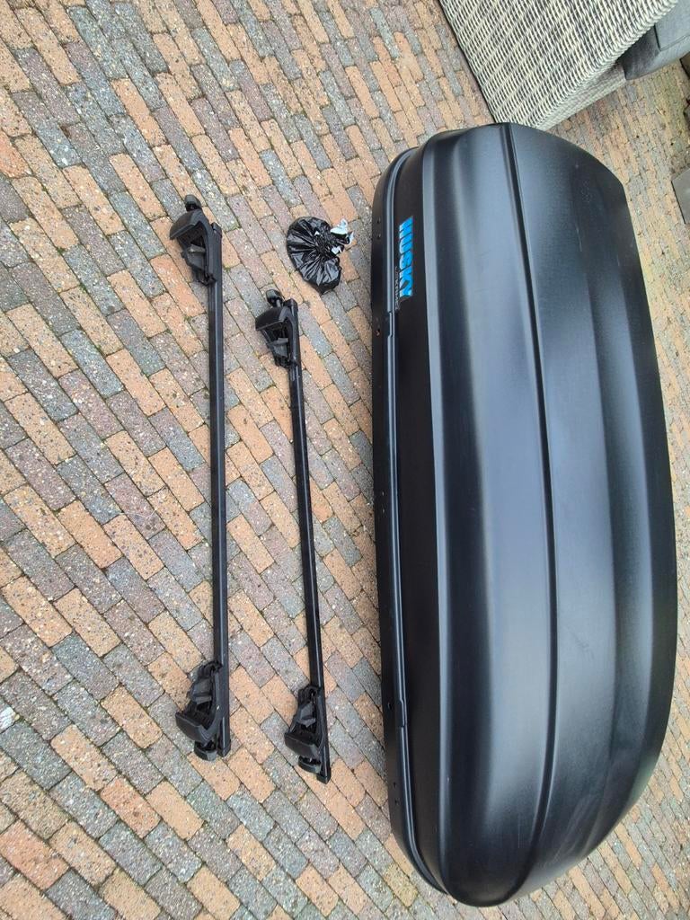 Dakkoffer Husky  Kamei 500 liter - met dakdragers, Ophalen