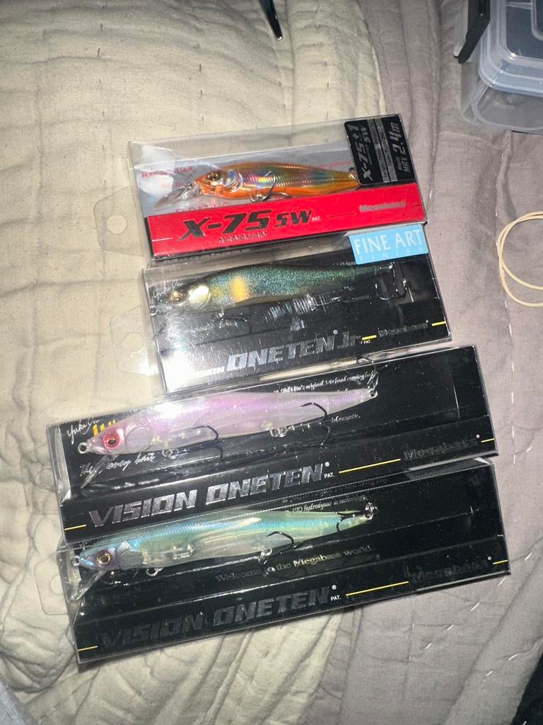 Megabass vision oneten, Watersport en Boten, Hengelsport | Roofvissen, Ophalen of Verzenden, Zo goed als nieuw, Overige typen