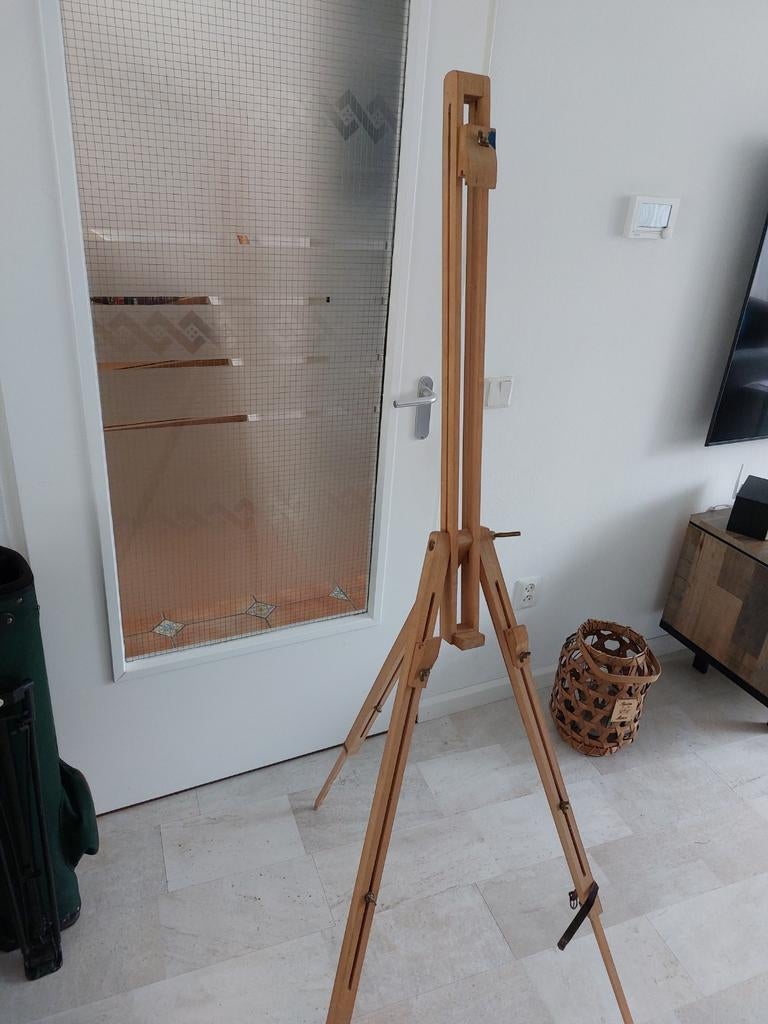 Houten schildersezel, Ophalen of Verzenden, Gebruikt, Ezel