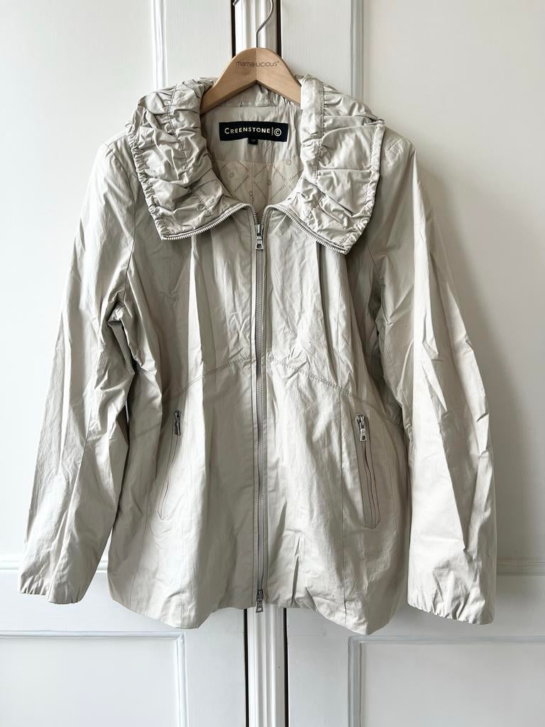 Creenstone zomerjas — zacht grijs-beige, maat 40, Kleding | Dames, Jassen | Zomer, Maat 38/40 (M), P, Beige, P