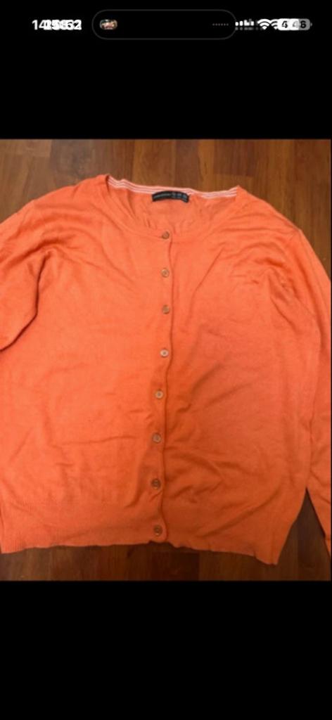 Oranje vest met knoopjes in maat 38, Ophalen of Verzenden, Gedragen, Maat 38/40 (M), Oranje