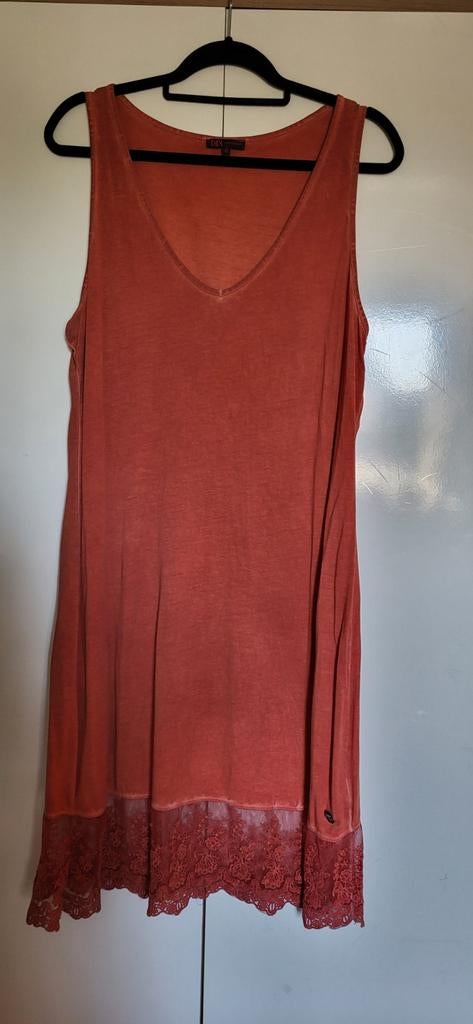 DIDI pretty different mouwloze top met kant, Kleding | Dames, DIDI pretty different, Maat 46/48 (XL) of groter, Oranje, Ophalen of Verzenden
