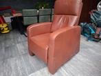 Elektrische leren relaxstoel / tv stoel / fauteuil, Huis en Inrichting, Fauteuils, Ophalen of Verzenden, Zo goed als nieuw, 75 tot 100 cm