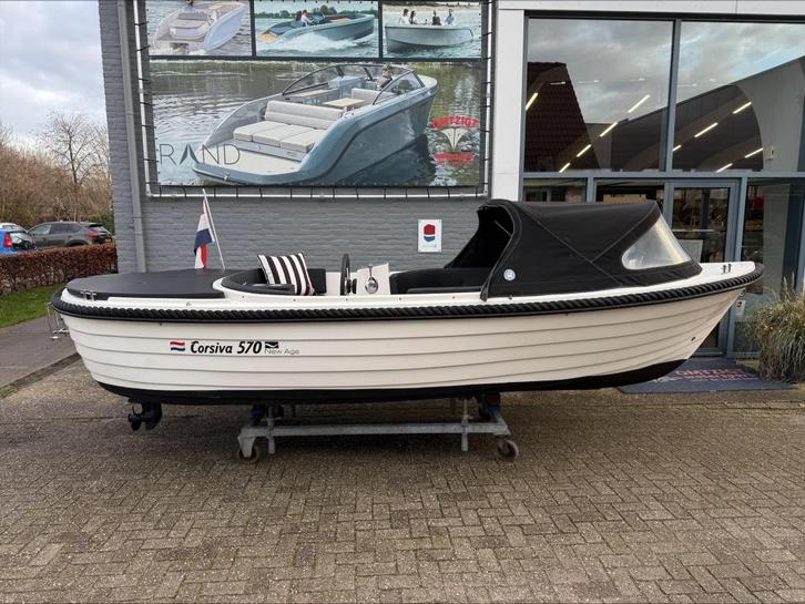 Corsiva 570 met 20 pk 14 en 15 maart botenshow, Watersport en Boten, Sloepen, Gebruikt, 10 tot 30 pk, 3 tot 6 meter, Buitenboordmotor