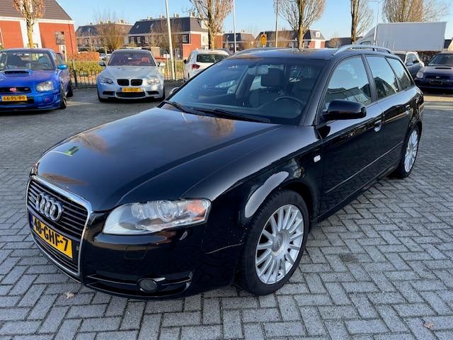 Audi A4 Avant 3.2 FSI quattro Pro Line ! MOTOR PROBLEEM !, Auto's, Audi, A4, Zwart, Leder, Handgeschakeld