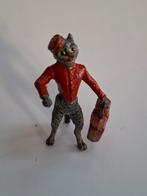 Weens bronsje piccolo koudgeschilderd kat met koffer, Verzamelen, Ophalen of Verzenden, Gebruikt, Dier