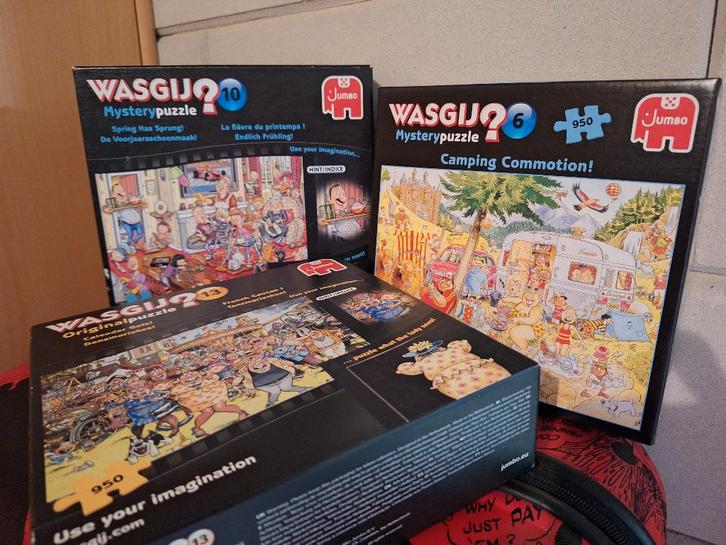 wasgij puzzels 950 stuks, Hobby en Vrije tijd, Denksport en Puzzels, Gebruikt, Legpuzzel, 500 t/m 1500 stukjes, Ophalen