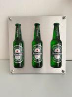 Heineken LED Lichtreclame - Uniek Decoratiestuk, Verzamelen, Biermerken, Ophalen of Verzenden, Zo goed als nieuw, Reclamebord, Plaat of Schild