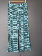 Soepele broek mt S in zwart/blauw/heel lichtgroen, Blauw, Ophalen of Verzenden, Zo goed als nieuw, Maat 36 (S)