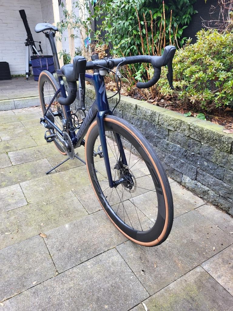 Specialized tarmac PRO sram etap force, mt56 met powermeter, Carbon, Zo goed als nieuw, Meer dan 20 versnellingen, 53 tot 57 cm