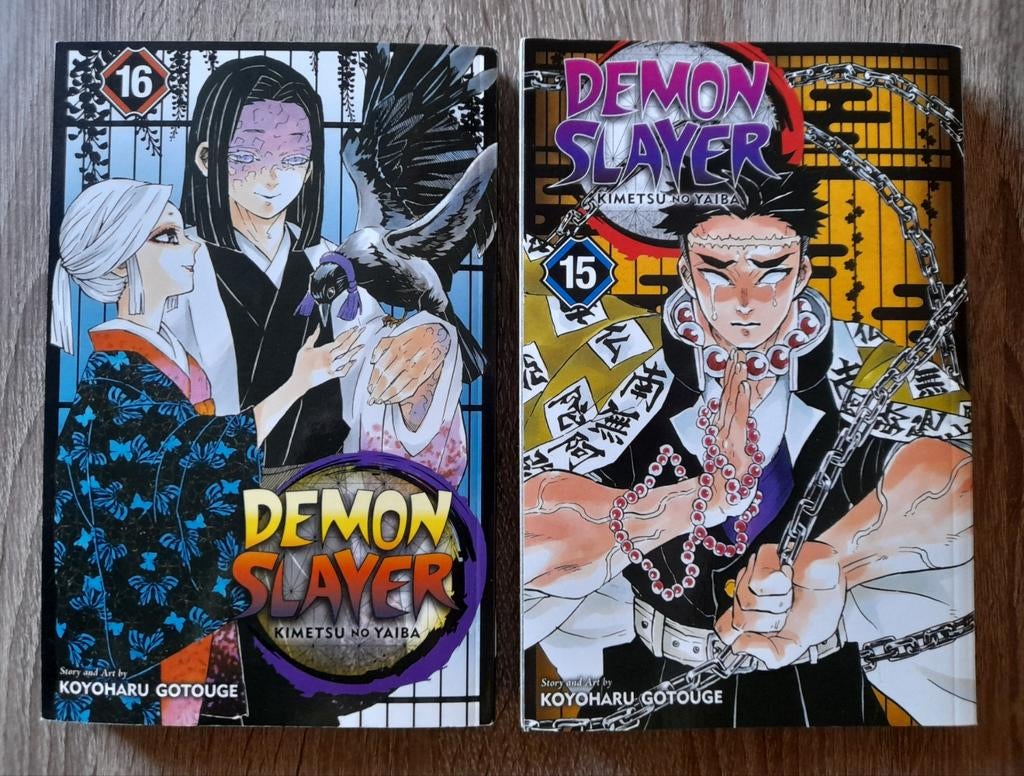 Demon Slayer Manga Deel 15 & 16 - Zo goed als nieuw, Boeken, Meerdere stripboeken, Ophalen of Verzenden, Zo goed als nieuw, Koyoharu Gotouge