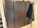 Ikea Zwarte Kledingkasten met Deuren en Planken, Ophalen, Gebruikt, 200 cm of meer, 150 tot 200 cm