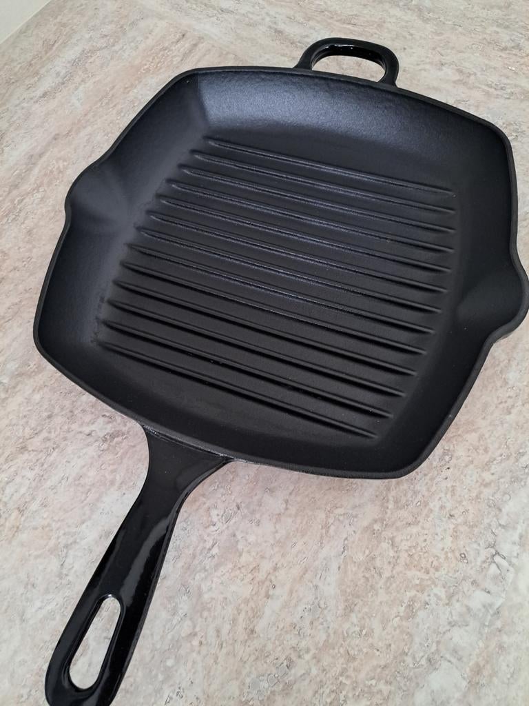 Royal van Kempen & Begeer Gietijzeren Grillpan 26x26cm, Huis en Inrichting, Keuken | Potten en Pannen, Gietijzer, Nieuw, Ophalen of Verzenden
