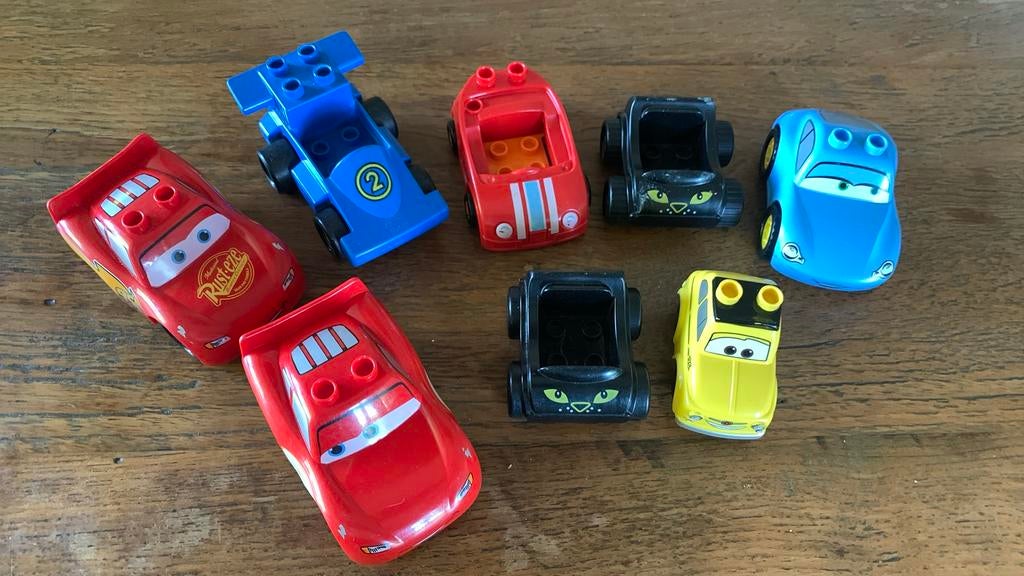 Duplo Cars auto”s, Kinderen en Baby's, Speelgoed | Duplo en Lego, Ophalen, Gebruikt, Duplo