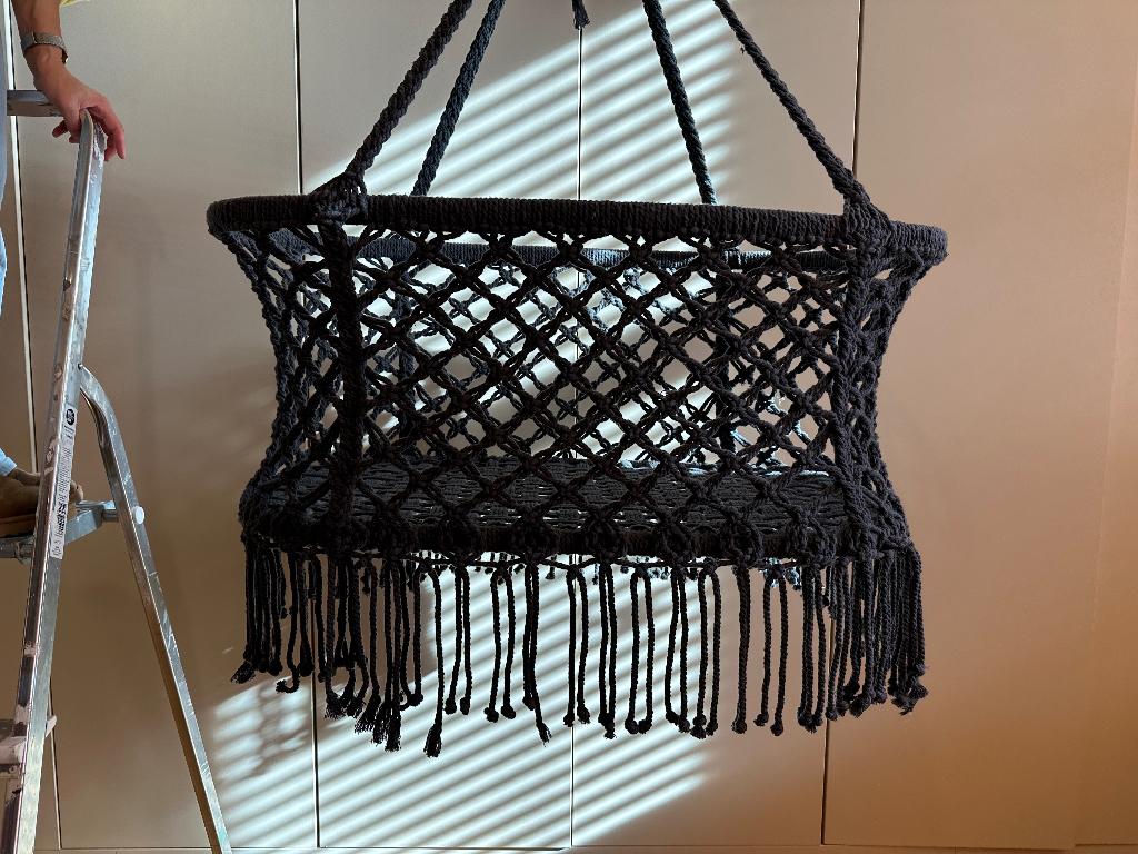 Macramé hangwieg baby, Kinderen en Baby's, Babywiegjes en Ledikanten, Ophalen, Gebruikt, Wieg