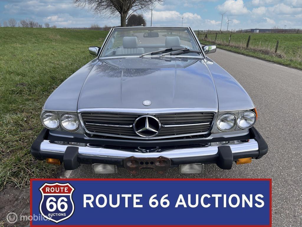 Mercedes-Benz 380 SL | 1982 | Route 66 Auctions, Overige carrosserieën, Zwart, Mercedes-Benz, Bedrijf