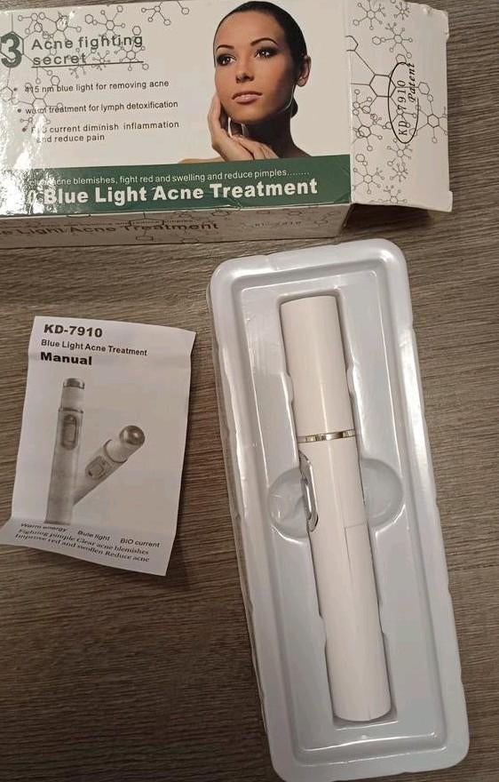 Blauw licht acne verwijderaar pen[ nieuw ], Ophalen of Verzenden, Nieuw, Gehele gezicht, Verzorging