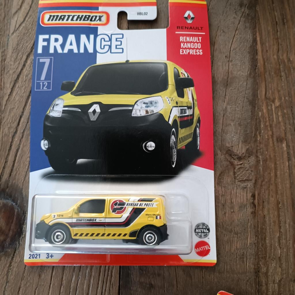 Matchbox France Serie 2021 Car Renault Kangoo Express, Ophalen of Verzenden, Nieuw, Auto