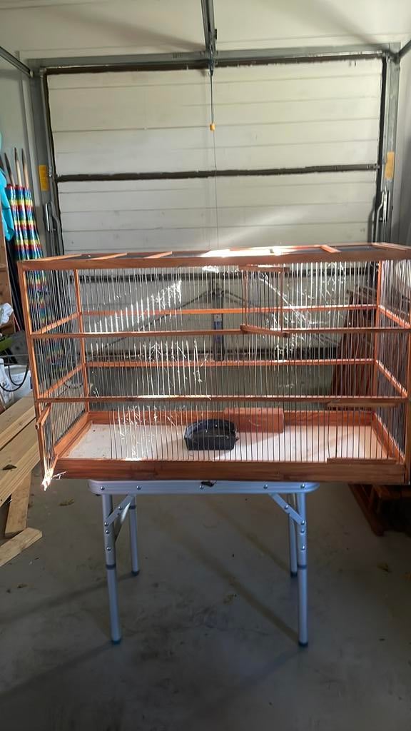 Vogelkooitje, Dieren en Toebehoren, Ophalen, Gebruikt, Hout, Vogelkooi