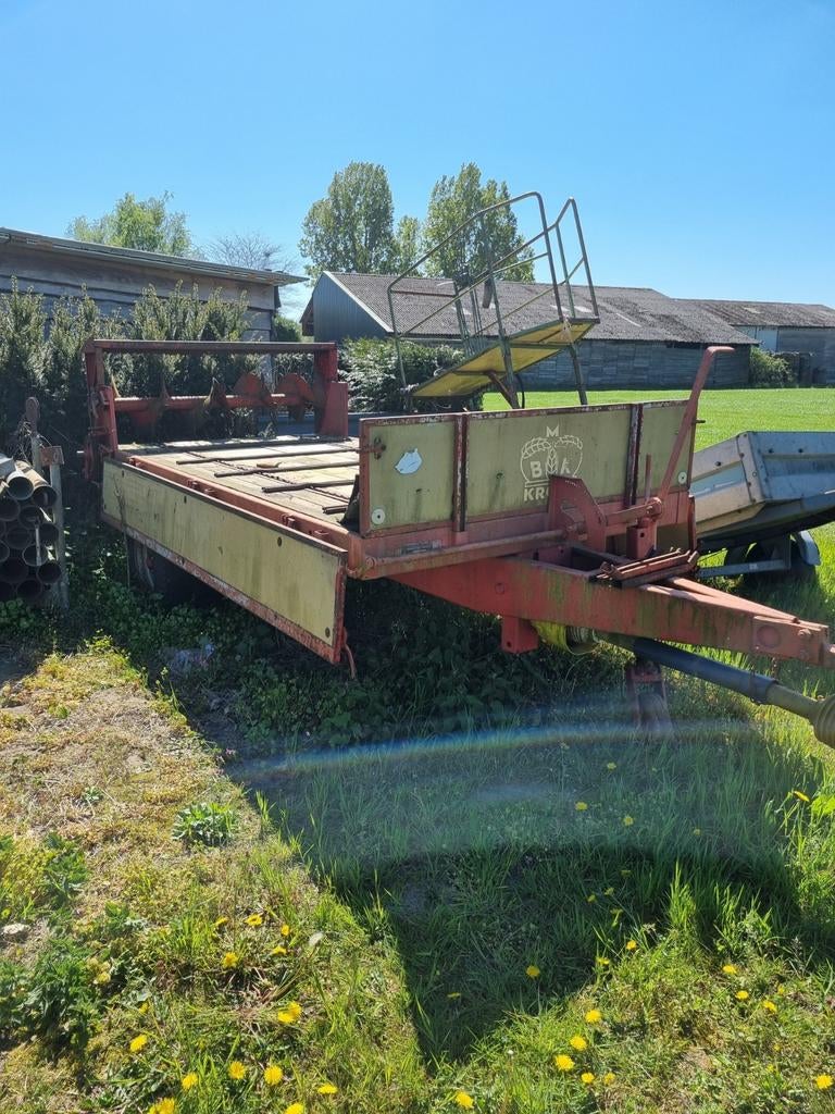 Mestverspreider Krone 3t, Ophalen