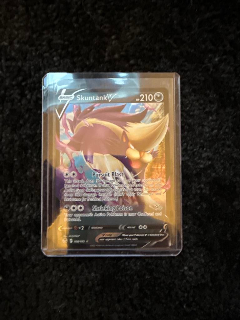 Pokémon Skuntank V kaart, Ophalen, Gebruikt, Losse kaart