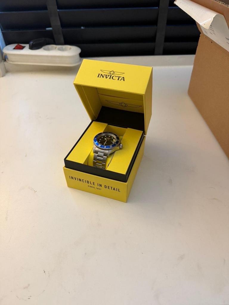 Invicta automatische heren horloge, Overige merken, Gebruikt, Staal, Polshorloge