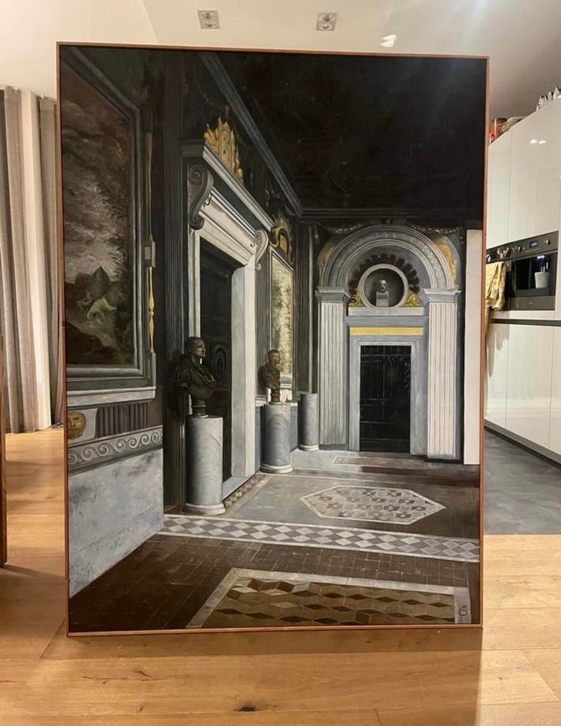 Olieverfschilderij De Kunstfabriek Romeins Paleis 165x120cm, Ophalen