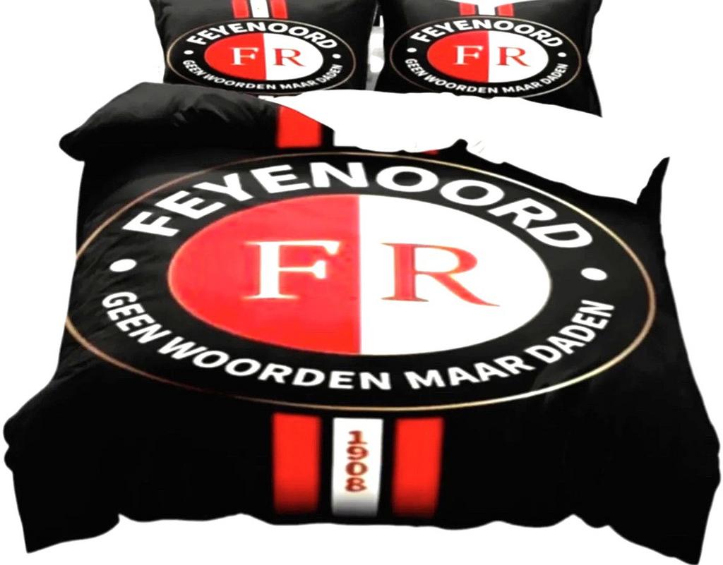 Feyenoord dekbedovertrek 1-persoons 140 bij 200 nieuw, Ophalen of Verzenden, Nieuw, Eenpersoons, Dekbedovertrek
