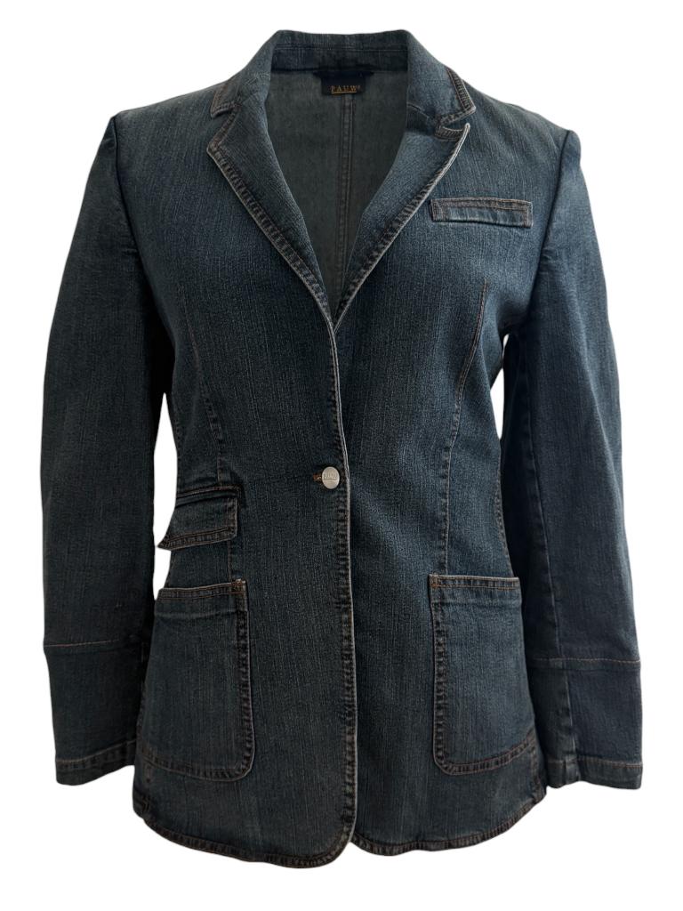 Pauw blazer M, Kleding | Dames, Maat 38/40 (M), Blauw, Ophalen of Verzenden, Zo goed als nieuw