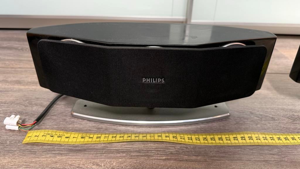 Philips Speakers - Zwart, Audio, Tv en Foto, Luidsprekers, Philips, Ophalen of Verzenden, Zo goed als nieuw, Minder dan 60 watt