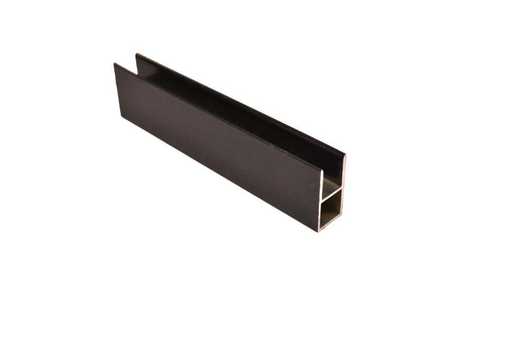 Aluminium koker Antraciet met flens 16 MM nieuw, Verzenden, Nieuw, Aluminium, Volière