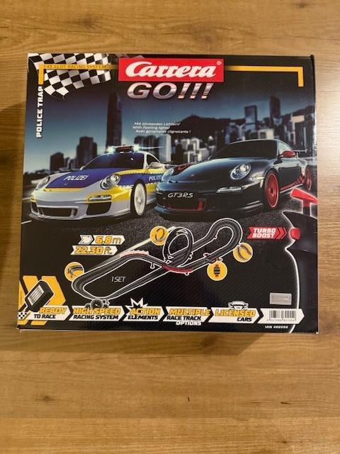 Racebaan Carrera Go! Police Trap Porsche, Racebaan, Carrera, Nieuw, Ophalen of Verzenden