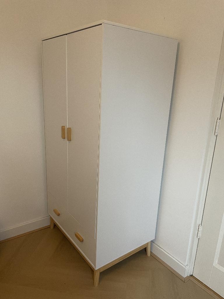 Kledingkast kinderkamer Scandinavisch design, Huis en Inrichting, Kasten | Kledingkasten, Zo goed als nieuw, 150 tot 200 cm, 50 tot 100 cm