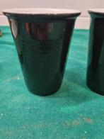 mokken zwart swan aardewerk drie stuks, Ophalen of Verzenden