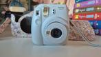 Instax Mini 9 met hoes selfie camera, Gebruikt, Compact, Ophalen of Verzenden, Fuji