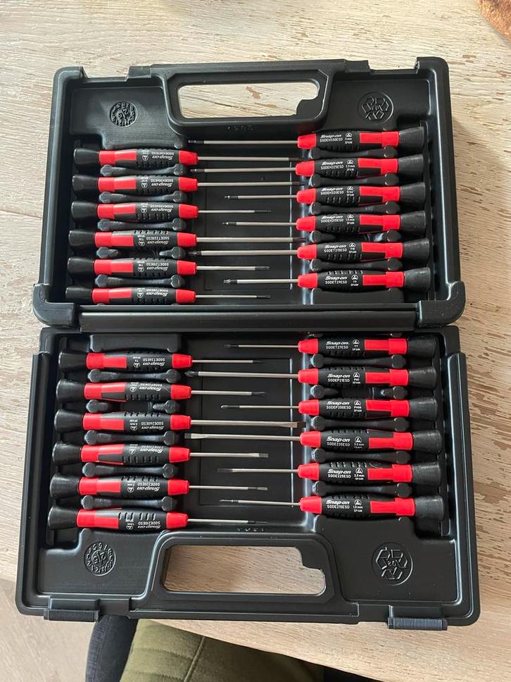 Snap-on SGDEX24RK 24-delige precisie schroevendraaierset, Doe-het-zelf en Verbouw, Gereedschap | Handgereedschap, Nieuw, Ophalen of Verzenden