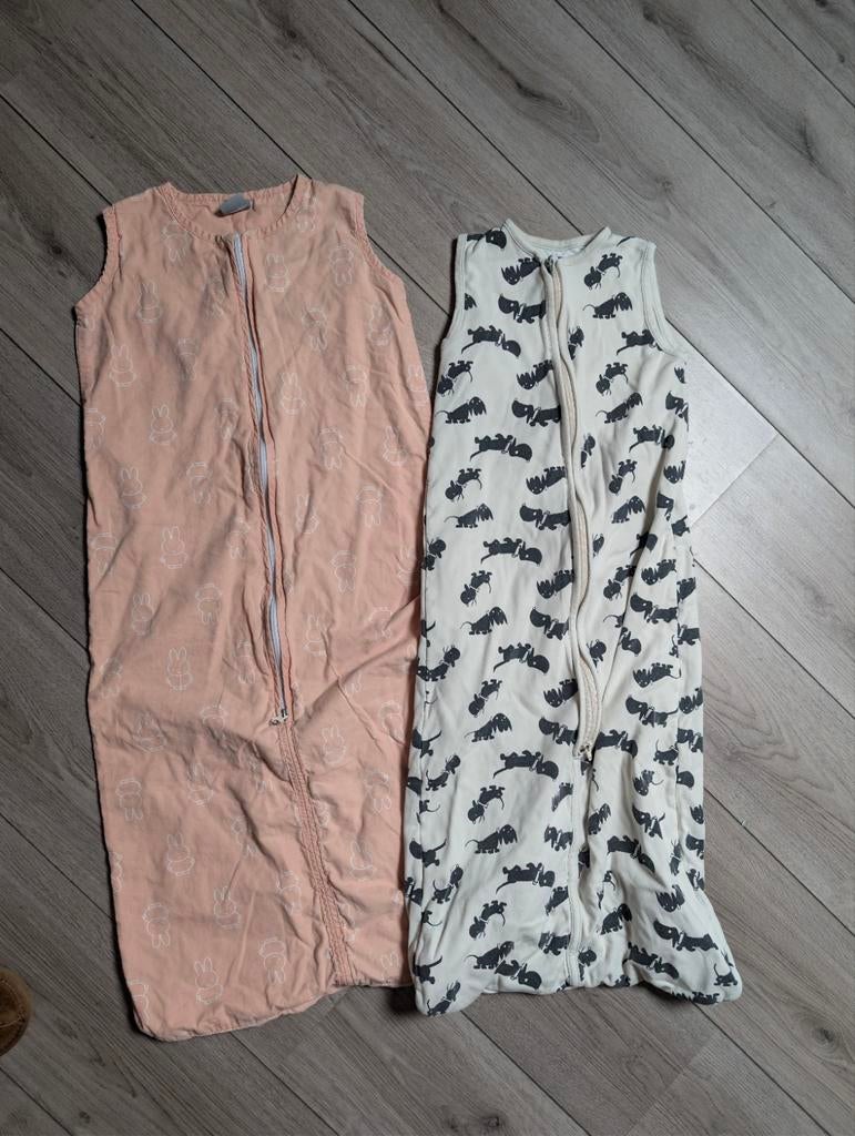 Zomer slaapzakken Nijntje (110) en Takkie (86/104), Ophalen of Verzenden, Gebruikt, 100 cm of meer, Slaapzak