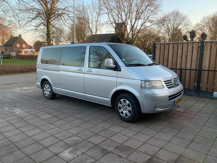 Volkswagen Transporter T5 dubbelcabine 2.5 TDI 128KW DC 2007, Auto's, Bestelauto's, Particulier, Volkswagen, Diesel, Handgeschakeld