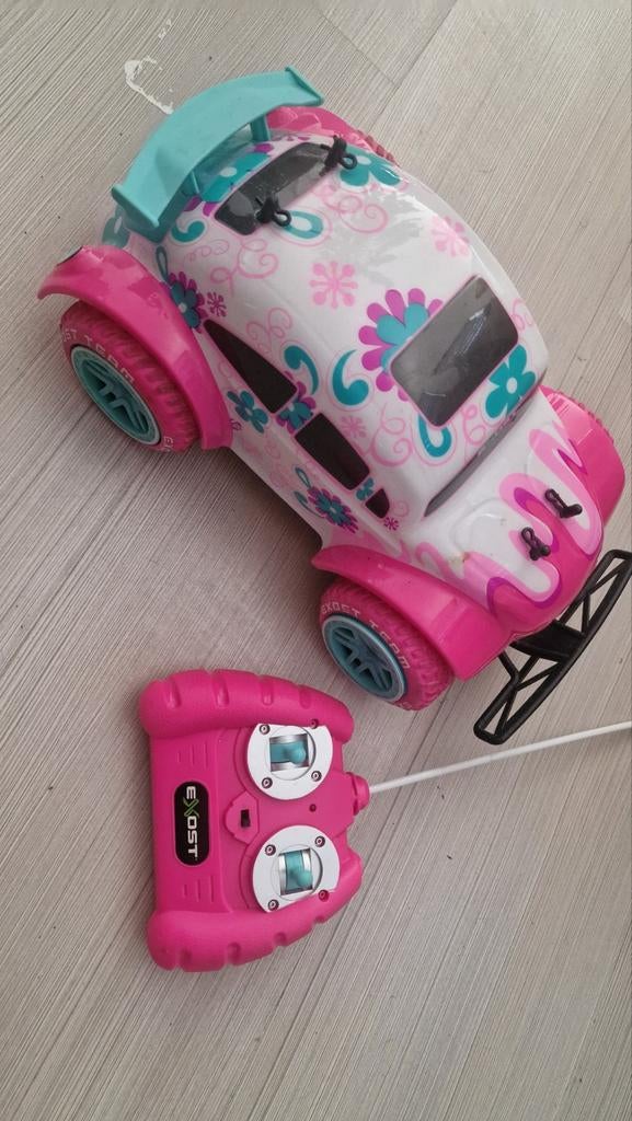 Leuke roze bestuurbare auto met afstandsbediening, Overige merken, Gebruikt, Auto, Groter dan 1:32