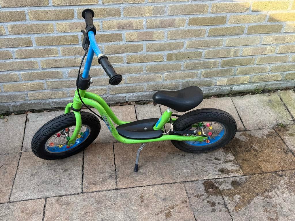Loopfiets met luchtbanden en rem - puky, Kinderen en Baby's, Speelgoed | Buiten | Voertuigen en Loopfietsen, Ophalen, Gebruikt